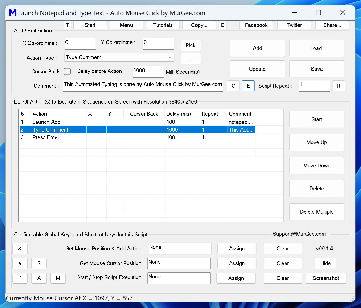 Sample Macro Scripts for Mouse and Keyboard Automation